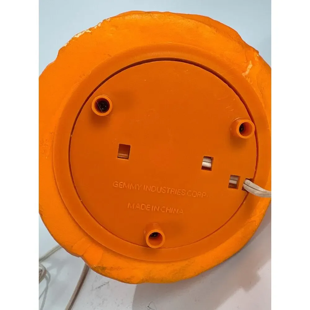 Gemmy Lighted Halloween Stacked Pumpkin Totem Foam Mold 15